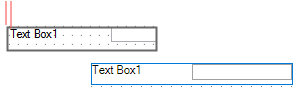 Image showing padding removed on the Text Box control.
